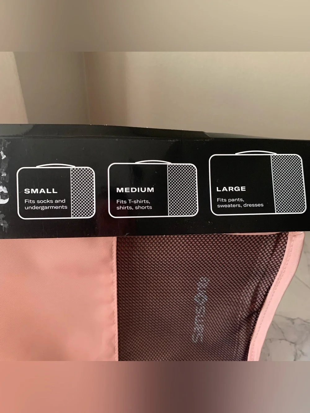 Samsonite 3 Piece Packing Cube Set Travel Carry On Organizer